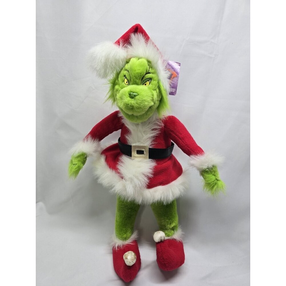 Dr Suess Grinch Plush Beverly Hills Teddy Bear Co. Posable Plush 16" READ INFO